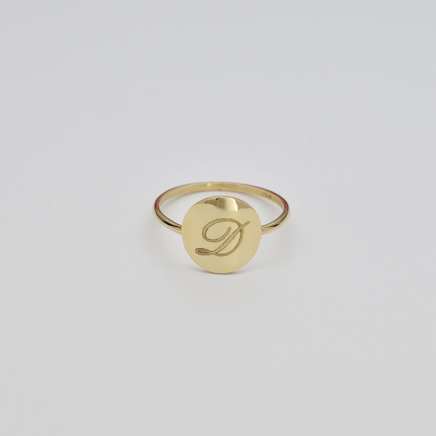 Circle Medallion Ring