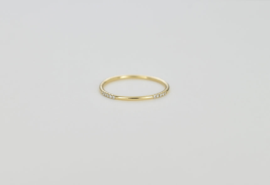 Dainty Ring with Twenty Diamonds