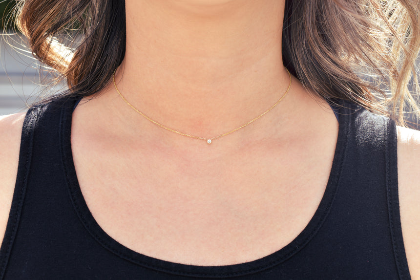 Milly Solitaire Necklace