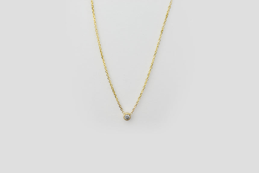 Milly Solitaire Necklace