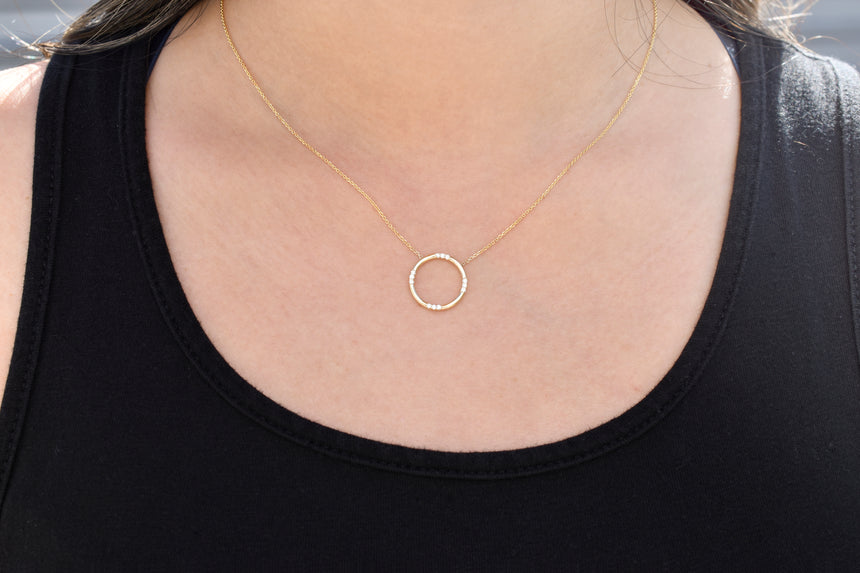 Harmony Circle Twenty Diamonds Necklace