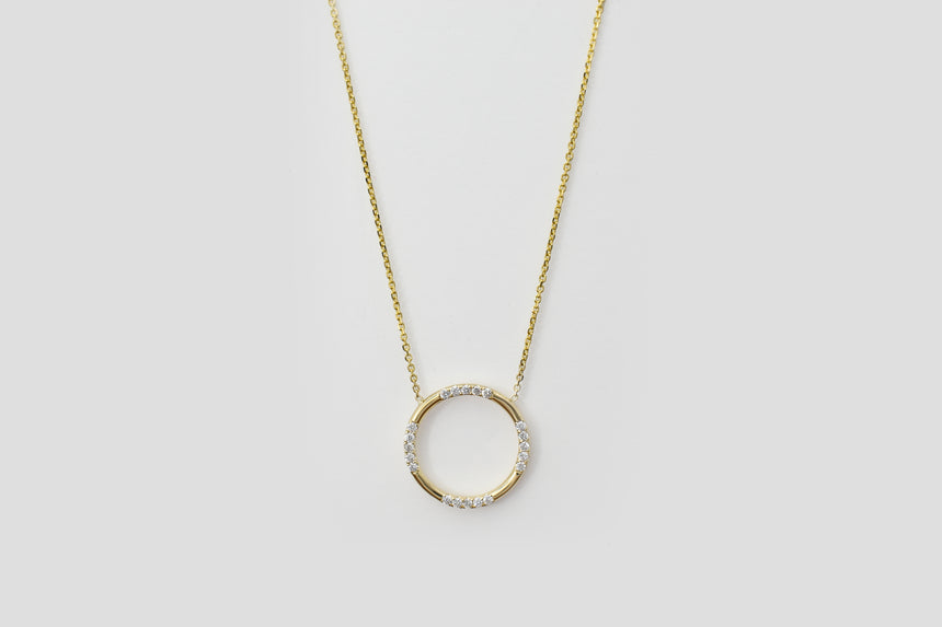 Harmony Circle Twenty Diamonds Necklace